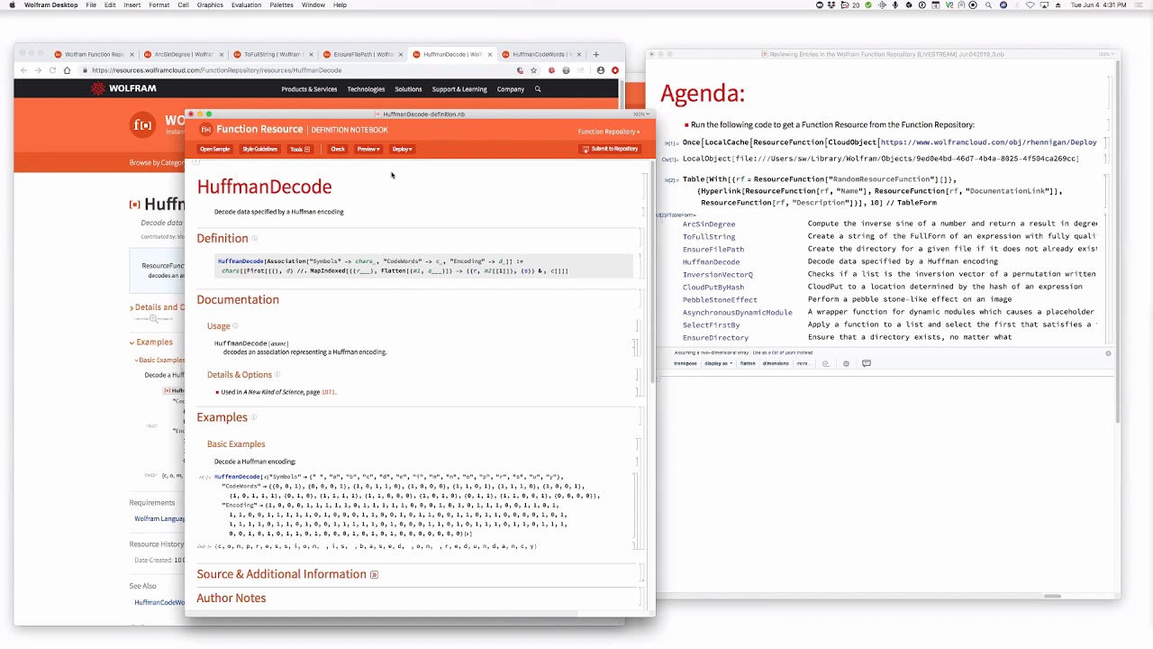 Live CEOing Ep 253: Reviewing Entries in the Wolfram Function Repository