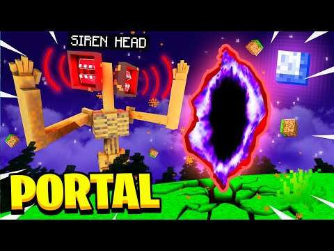 How To Make A Portal To The SIREN HEAD Dimension in Minecraft!