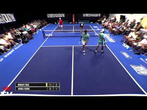 Ben Johns' Great Defense Pickleball Highlight - PPA Underground Men's Doubles
