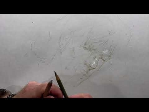 Long Head Drawing in the Florentine Style