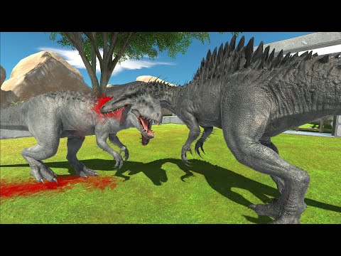 S-REX (SPINOMINUS REX) V2.0 DEATH RUN - ARBS Animal Revolt Battle Simulator