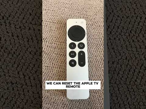 Apple Remote Reset | Fix volume button #Appletv