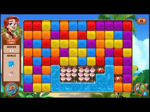 Lost Island Blast Adventure Level 339 - NO BOOSTERS 🏝️ | SKILLGAMING ✔️