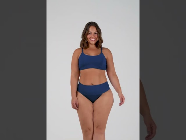 Top Biquini Alcinha Comfy Azul