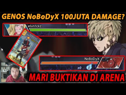 🔥🔥GENOS & TATSUMAKI V2 NoBoDyX Belum Terkalahkan! [TOP 6 ARENA S158] - ONE PUNCH MAN:The Strongest