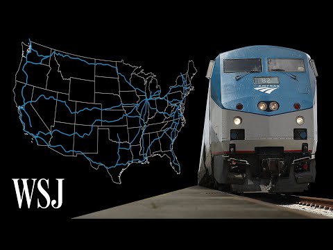 AmtrakDying 长途列车内部（Inside Amtrak’s Dying Long-Distance Trains | WSJ）