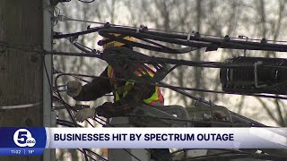 Spectrum customers in CLE experience outages after plow truck hits utility pole
