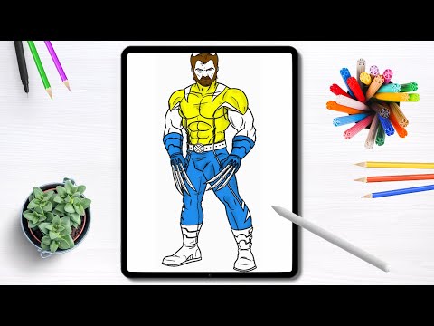 The Wolverine Coloring Pages | Rodsyk - Energy [NomiaTunes Release]