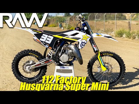 Factory Husqvarna Super Mini 2 Stroke RAW - Motocross Action Magazine
