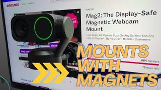 Webcam, Freely mounted with Magnets to Your Laptop Screen | Plexicam Mag2