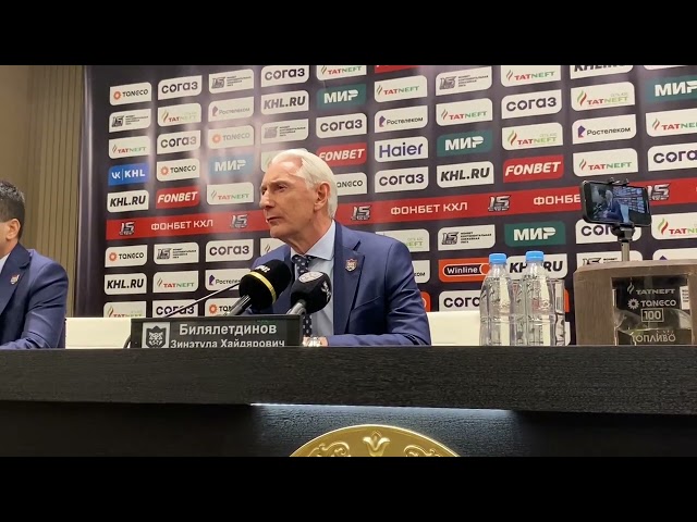 Билялетдинов прямо назвал причины поражения «Ак Барса» от ЦСКА