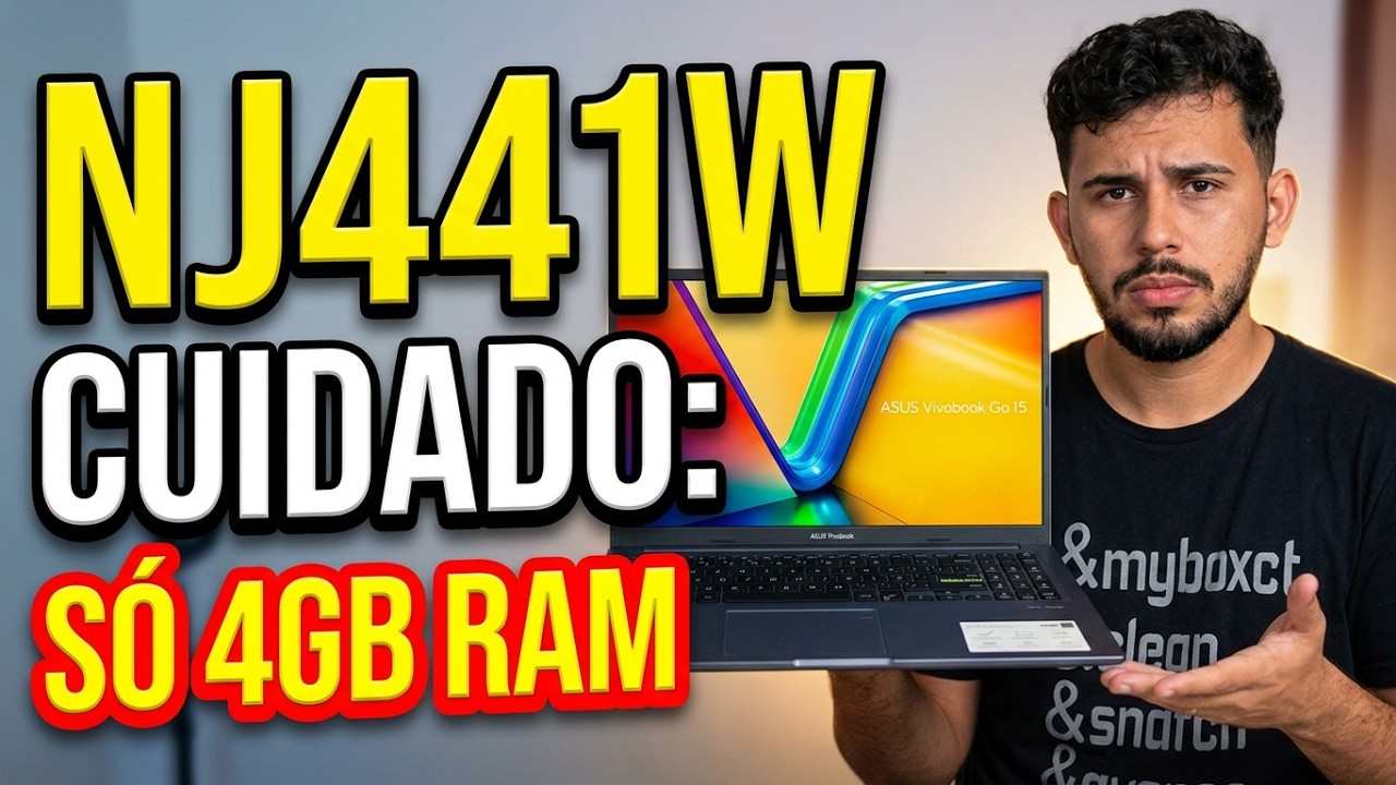 Miniatura da avaliação em vídeo de Notebook ASUS Vivobook GO 15 E510KA-BR833WS