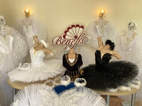 Балетный костюм Лебедь P 0102A - video 4