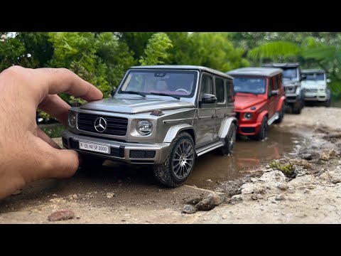 Mini Mercedes G-Klasse Kollektion Maßstab 1:18 | Offroad | Modellautos aus Druckguss