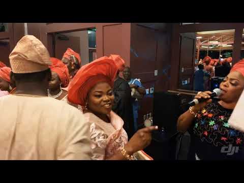 Tope Tenten at wedding ceremony Oakland,California USA.11/1/2019