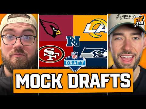 Full Mock Drafts for Every NFC West Team!! | First and Ten