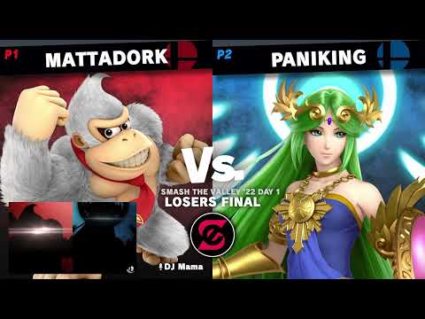 Mattadork (DK) vs PaniKing (Palutena) Losers Final | Smash The Valley '22 Day 1