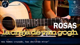Cómo tocar &quot;Rosas&quot; de La Oreja de Van Gogh en Guitarra Acústica (HD) Tutorial - Christianvib