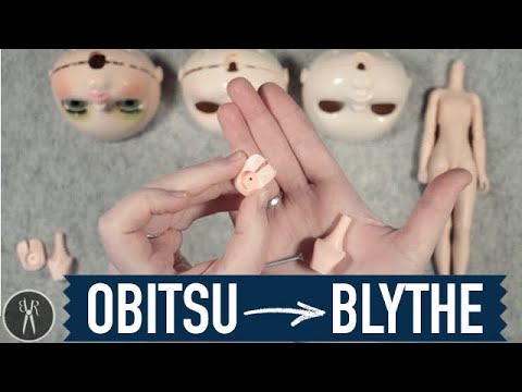 OBITSU to BLYTHE Doll Neck Adaptors With Articulated Joint - How To/Installation Tutorial