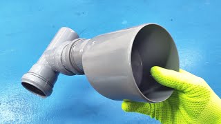 I didn't believe it myself! A brilliant idea in 6 minutes from a from PVC pipe 110x50!
