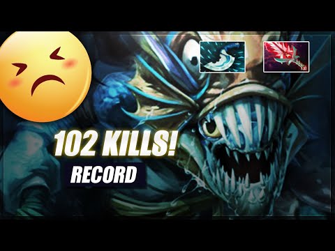 Insane Record! Slark 102 kills! | Dota Insane Gameplay