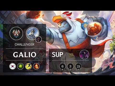 Galio Support vs Morgana - KR Challenger Patch 9.21