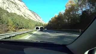 preview picture of video 'Autobahn Bregenz - Innsbruck - Highway Bregenz - Innsbruck, Austria'