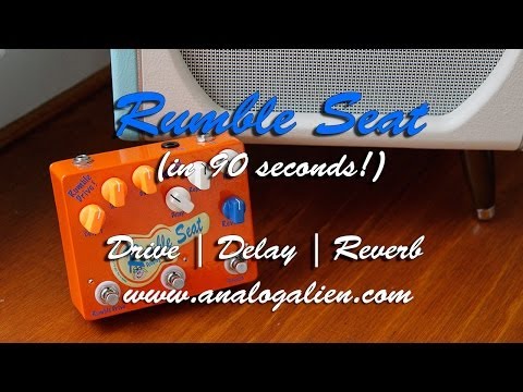 Analog Alien: RUMBLE SEAT (in 90 seconds!) - Demo