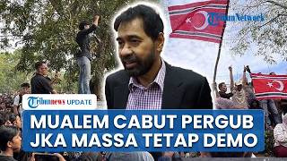 Gubernur Aceh Mualem Resmi Cabut Pergub JKA, Massa ARA Tetap Lanjut Demo hingga Kibarkan Bendera