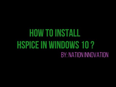 How to Install HSPICE in Windows 10 Full Process Synopsys Tool New Video