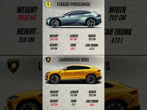 Ferrari Purosangue VS... #shorts