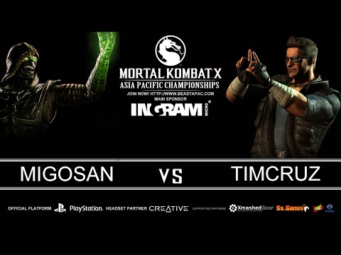 MKX APC PH Qualifiers- Grand Finals: Migosan (Ermac) Vs. Tim Cruz (Johnny Cage)