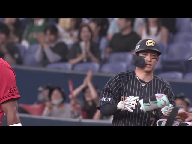 【1回裏】ジャンプしながら!! バファローズ・西川龍馬 天才的な打ち方を披露する!! 2025年6月5日 オリックス・バファローズ 対 広島東洋カープ