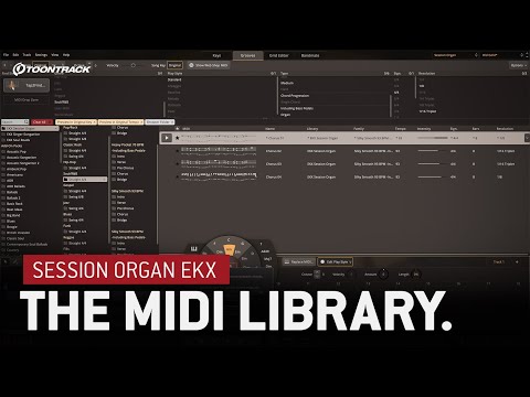 Session Organ EKX: The MIDI Library