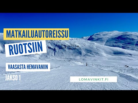 Matkailuautolla kevätreissu Pohjois-Norjaan - osa 1: Vaasasta Hemavaniin laskettelemaan
