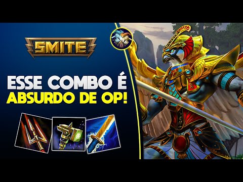 Esse combo é ABSURDO de OP no HORUS! - ⚡ Smite BR Ranked Duelo