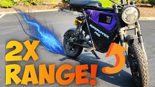 Ride Endlessly With The Roadrunner Pro Range Extender! Double Battery Upgrade 🔋