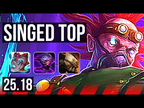 SINGED vs YASUO (TOP) | KR Master | 25.18