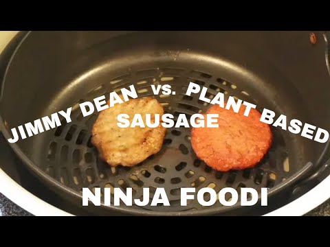 Plant Based vs. Jimmy Dean Sausage | Ninja Foodi