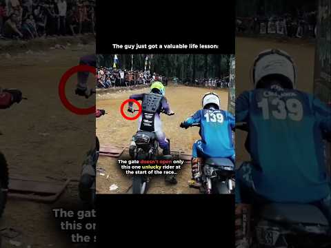 The Protocol For The Race Start Gave The Rider A Life Lesson