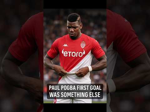 PAUL POGBA'S FIRST GOAL FOR MONACO.