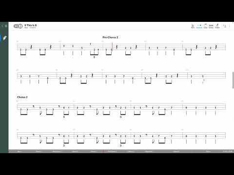 Huey Lewis And The News - If This Is It (BASS TAB PLAY ALONG)
