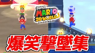 【３Dワールド】爆笑！仲間をキルするマリオの撃墜集！【Switch】