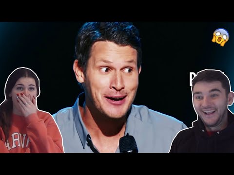 British Couple First time reaction to How Do 90% of Americans Have Jobs? - Daniel Tosh