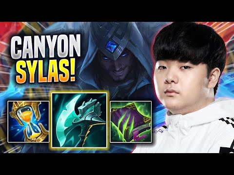 CANYON IS A MONSTER WITH SYLAS! - DK Canyon Plays Sylas JUNGLE vs Kindred! | Season 2023