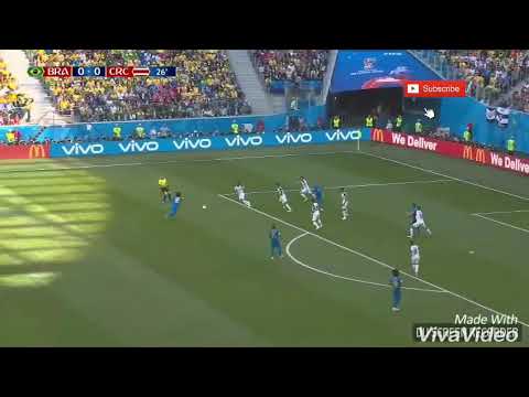 Brazil vs costarica 1st round highlights, russia worldcup 2018.