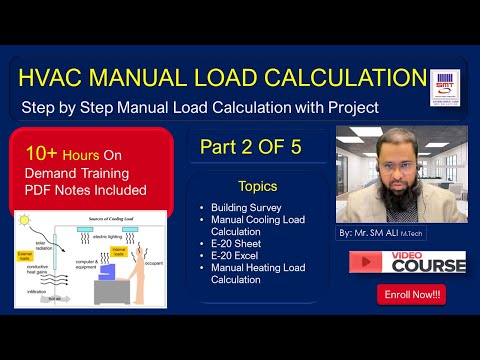 HVAC Manual Cooling & Heating Load Calculation