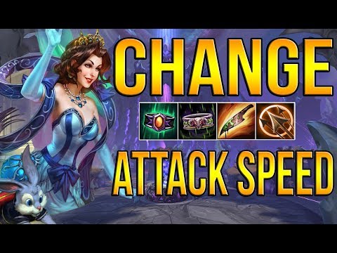 SMITE | CHANGE, FULL ATTACK SPEED | ESTO ES MEJOR QUE UN ADC!