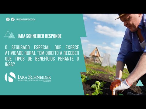 O segurado especial que exerce atividade rural pode receber quais tipos de benefícios?