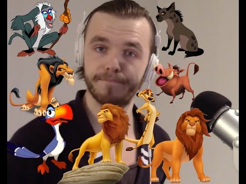 Gurra Imiterar - Karaktärerna i Lejonkungen